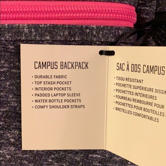 VS PINK Campus Backpack NWT - Picture 9 of 9